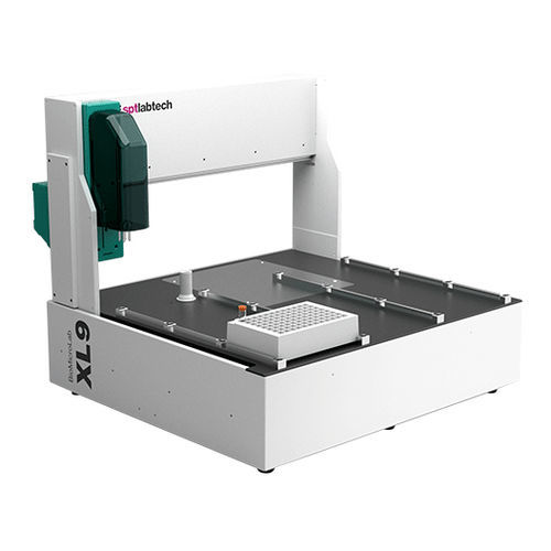 Sistema de automatización de laboratorio de flujo de trabajo - BioMicroLab XL9 - SPT Labtech - para la clasificación de tubos / para etiquetado de tubos / de alto rendimiento