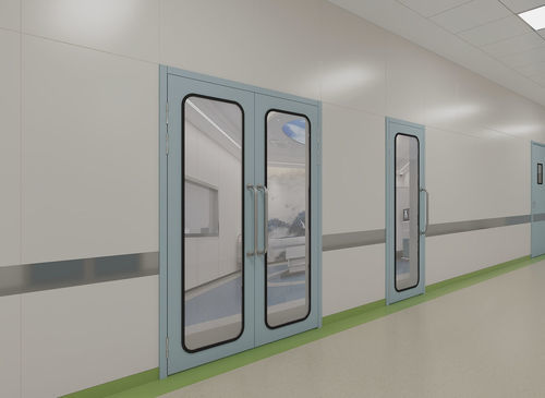 Puerta estanco al aire - KND-DOOR - Shenzhen Kenid Medical Devices - de laboratorio / para sala blanca / de acero inoxidable
