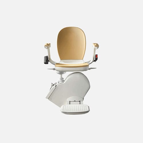 Salvaescaleras para escalera recta - 130 - Acorn Stairlifts - para humanos / plegable