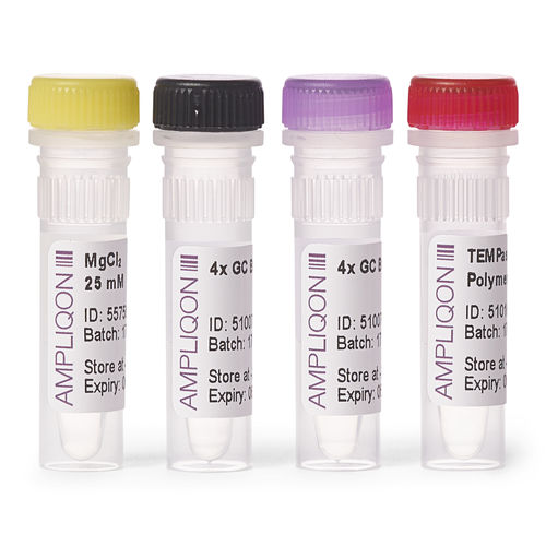 Kit de reactivos ADN polimerasas - GC-rich - Ampliqon A/S - solución tampón / para PCR / de arranque en caliente