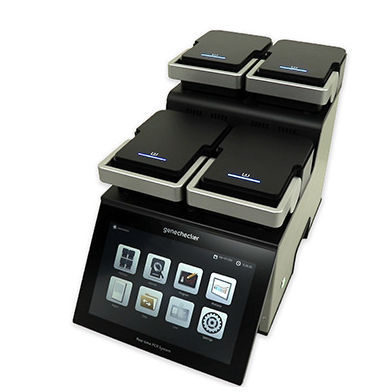 Termociclador en tiempo real - GENECHECKER® UF-340 - Genesystem Co., Ltd. - compacto / con pantalla táctil