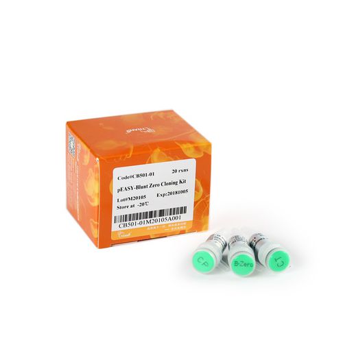 Kit de reactivos ADN ligasa - pEASY® -Blunt Zero - TransGen Biotech Co. - para secuenciación de ADN / para microbiología / de adenosín monofosfato
