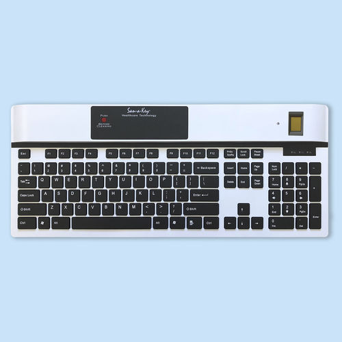 Teclado médico con teclas digitales - KSI-1700 SX FFFW - Key Source International - internacional / biométrico / desinfectable