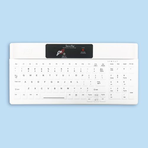Teclado médico con teclas digitales - KSI-1802R SX HW-16 - Key Source International - de silicona / desinfectable / retroiluminado