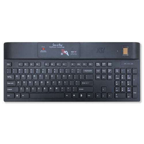 Teclado médico con teclas digitales - KSI-1700 SX HFFFB-16 - Key Source International - con autenticación multifactor / con tecnología RFID / biométrico