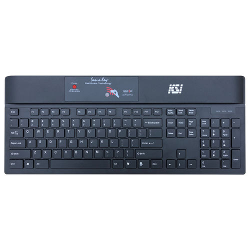 Teclado médico con teclas digitales - KSI-1700 SX HB-16 - Key Source International - con tecnología RFID / desinfectable / de higiene