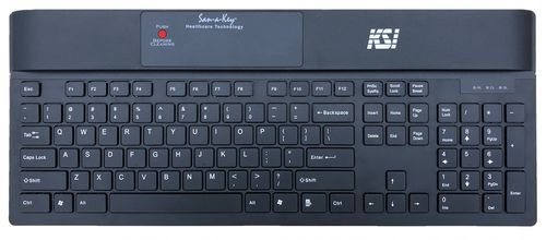 Teclado médico con teclas digitales - KSI-1700 SX B - Key Source International - internacional / desinfectable / lavable