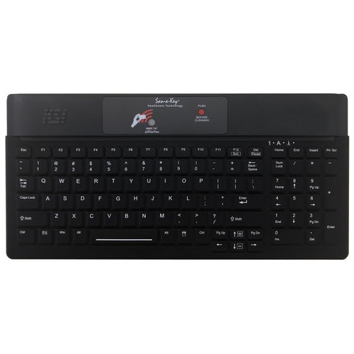 Teclado médico con teclas digitales - KSI-1802R SX HB-16 - Key Source International - con tecnología RFID / de silicona / con retroiluminación LED