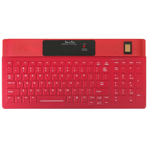 Teclado médico con teclas digitales - KSI-1802R SX FFFR - Key Source International - con autenticación multifactor / con seguridad Endpoint / internacional
