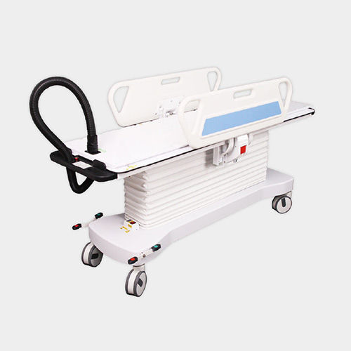 Carro camilla de transporte - TRAVELER™   - Klarity Medical - para resonancia magnética / para imágenes médicas / eléctrico