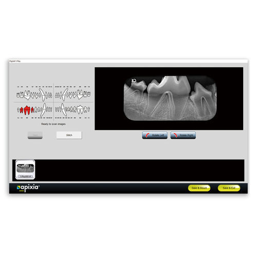 Software para imagen dental veterinaria - Apixia - de visualización / para odontología