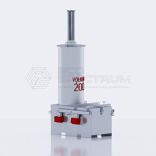 Incinerador para animales - VOLKAN 200 - Eco-Spectrum LLC - de laboratorio / para residuos médicos / de desechos