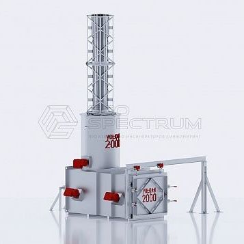 Incinerador para animales - VOLKAN 2000 - Eco-Spectrum LLC - de laboratorio / para residuos médicos / de desechos