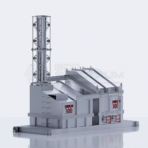 Incinerador térmico - HURIKAN 300 - Eco-Spectrum LLC - de laboratorio / para animales / para residuos médicos