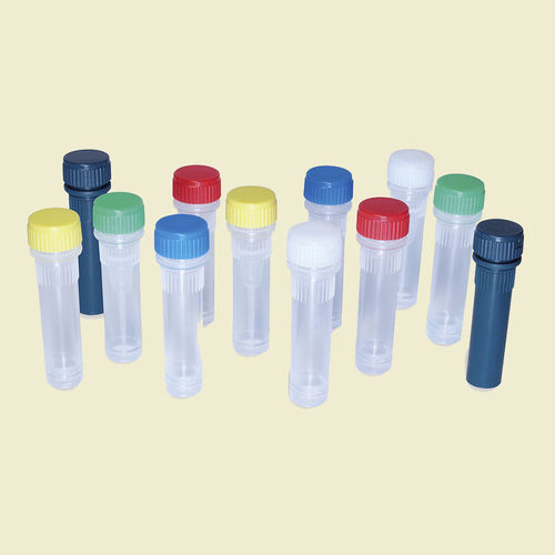 Tubo de extracción de laboratorio - FG-SCT05-S  - Bulldog Bio, Inc. - cilíndrico / estéril / con tapón de rosca