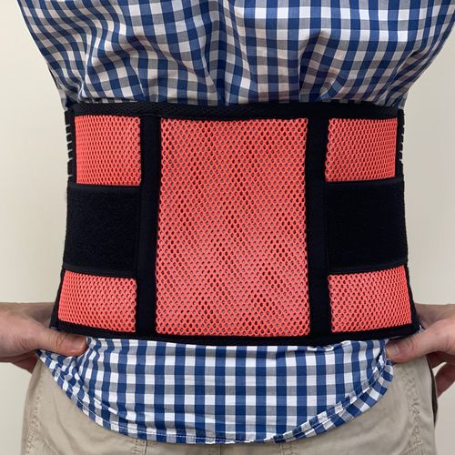 Faja de sujeción lumbosacra - HYMED Technology - para adulto / semirrígida / L