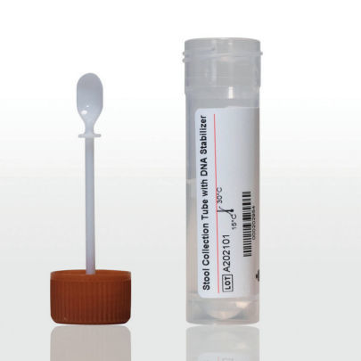 Tubo de extracción para purificación de ADN - 1038111 series - Invitek Molecular - cilíndrico / de heces / de plástico