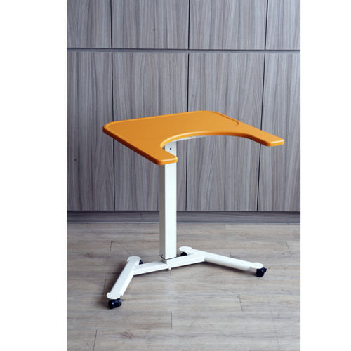 Mesa de cama con accionamiento manual - ENT-1407X - Enigma Care - con ruedas / de altura regulable / reclinable