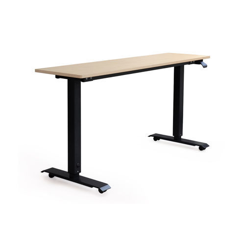 Mesa de cama de altura regulable - END-1001B - Enigma Care - con ruedas / con accionamiento manual