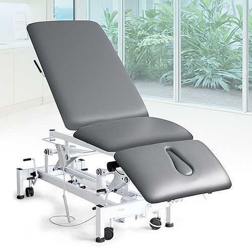 Mesa de reconocimiento de fisioterapia - ENB-201 - Enigma Care - eléctrica / de altura variable / con respaldo regulable