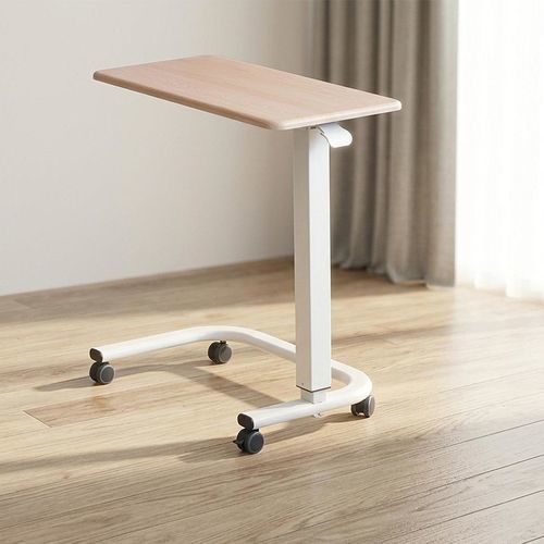 Mesa de cama de altura regulable - ENT-1001C - Enigma Care - con ruedas / neumática / con accionamiento manual