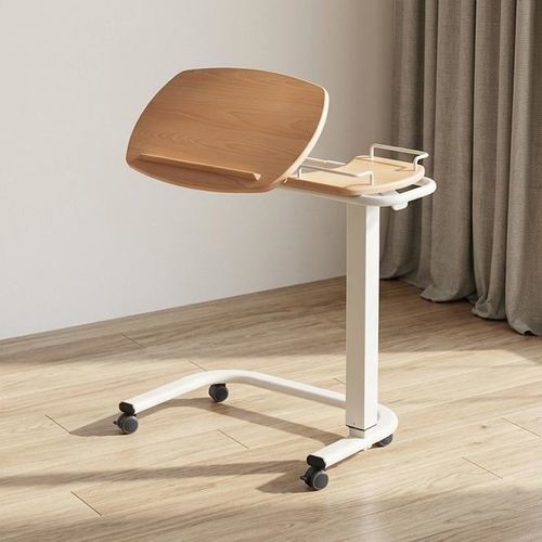 Mesa de cama de altura regulable - ENT-1103C - Enigma Care - con ruedas / reclinable / neumática