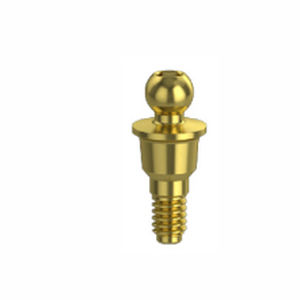 Pilar para implante de titanio - Bio-BAC series - Biotec Dental Implant Development GmbH - interno / tipo bola / recto