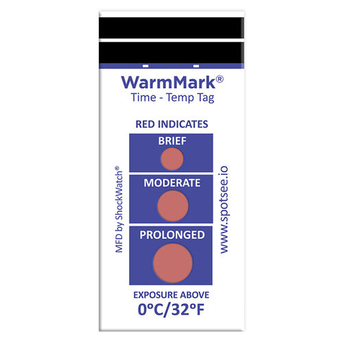 Bioindicador de temperatura - WarmMark - SpotSee - de laboratorio / para la industria alimentaria / para la industria farmacéutica