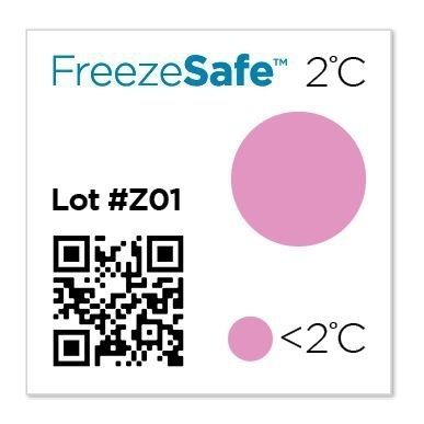 Bioindicador de temperatura - FreezeSafe  - SpotSee - para la industria farmacéutica