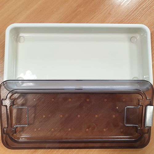 Recipiente de esterilización para instrumental - CAL - ALFAPLEX - de plástico / perforado / termoformado