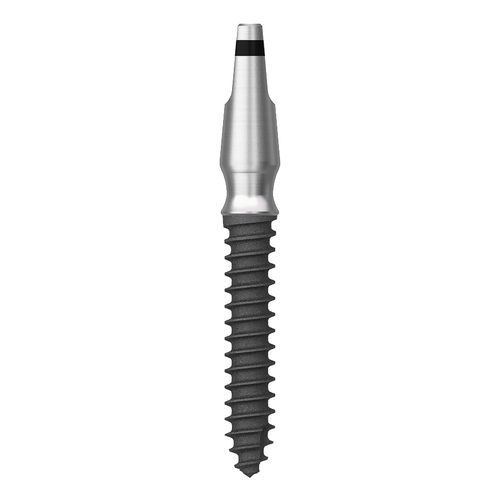 Implante dental cilíndrico - MS - Osstem Implant France - de titanio / monobloque / 1 fase