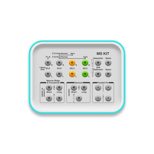 Kit de instrumentos para cirugía dental - MS - Osstem Implant France