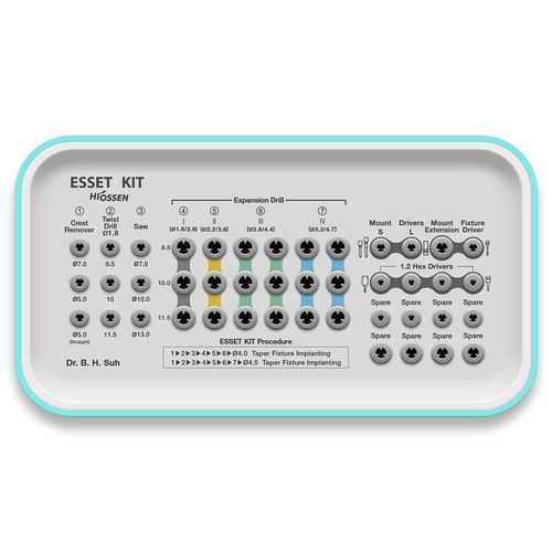 Kit de instrumentos para implantología ósea - ESSET - Osstem Implant France