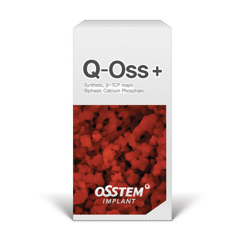 Sustituto óseo sintético - Q-Oss+ - Osstem Implant France - para cirugía dental / rígido