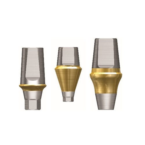Pilar para implante de titanio - Osstem Implant France - hexágono interno / externo / recto