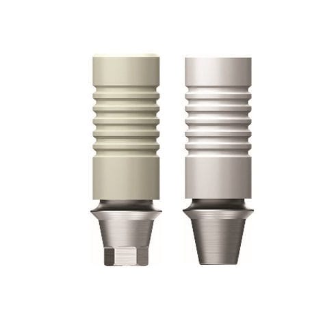 Pilar para implante de titanio - GoldCast - Osstem Implant France - hexágono interno / externo / recto
