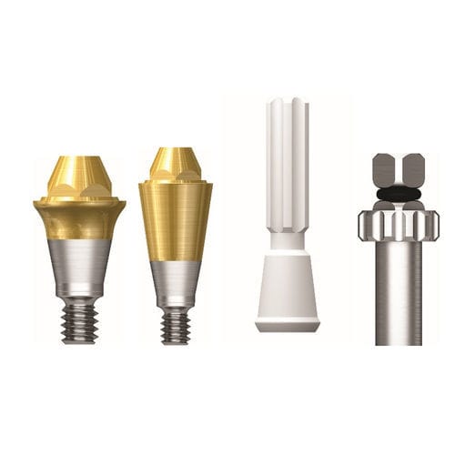 Pilar para implante de titanio - Osstem Implant France - interno / recto / multi-unit