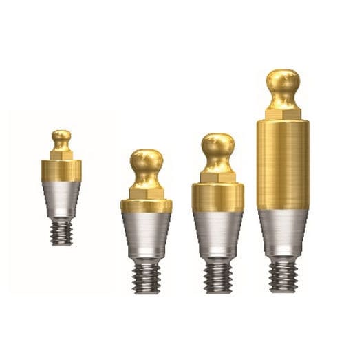 Pilar para implante de titanio - O-Ring - Osstem Implant France - interno / recto / de tornillo