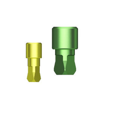 Análogo de implante dental de acero inoxidable - TS - Osstem Implant France - recto