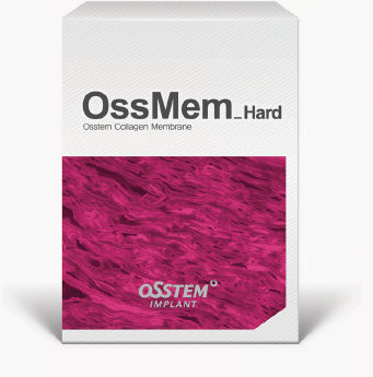 Matriz tisular cirugía dental - OssMem_Hard - Osstem Implant France - colágeno / xenotransplante / reabsorbible