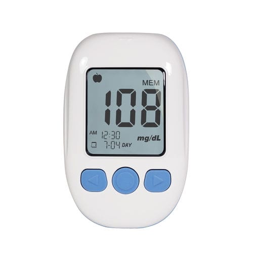 Medidor de glucosa automático - DA12-B1 - DELBio - para hospitales / con disparador de lancetas / inalámbrico