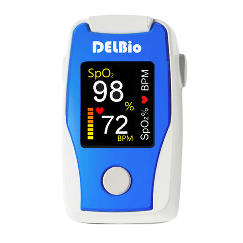 Pulsioxímetro de dedo - DB18 - DELBio - compacto / médico / alimentado por batería
