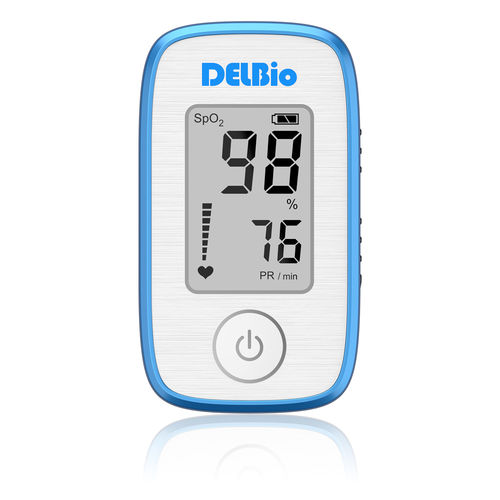 Pulsioxímetro de dedo - DB12 - DELBio - compacto / médico / alimentado por batería