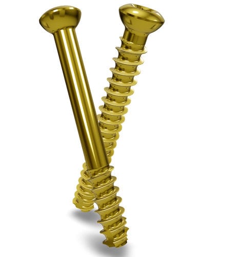 Tornillo de compresión ósea para fragmentos óseos pequeños - CBS 3.5 mm - Astrolabe - para tarso / para metatarso / para metacarpo