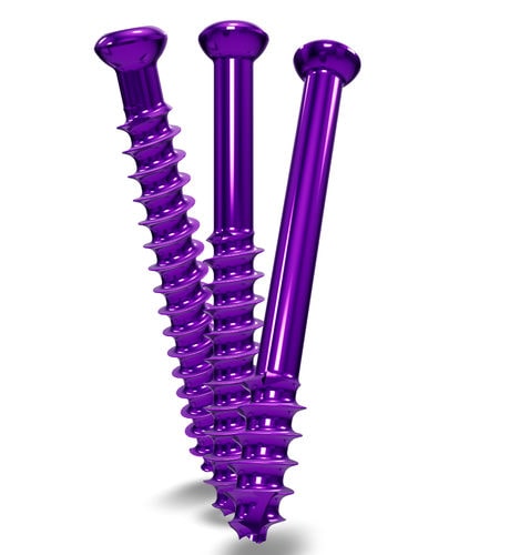 Tornillo de compresión ósea para calcáneo - CBS 7.0 mm - Astrolabe - para tarso / para carpo / para tibia