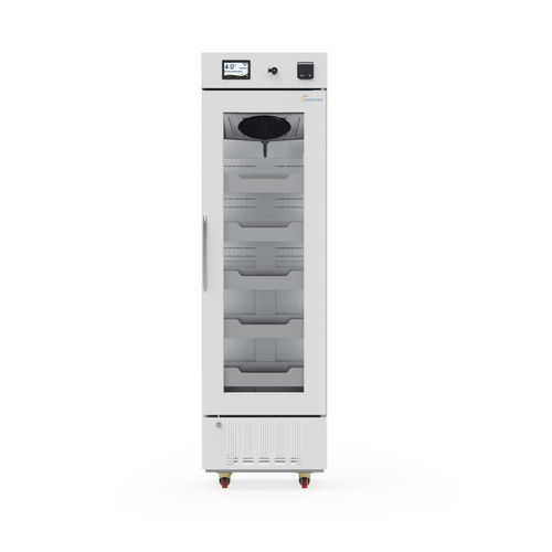 Refrigerador de banco de sangre - M390KN - CoolerMed (Medical Refrigerator and Freezers) - de tipo armario / con ruedas / con 1 puerta