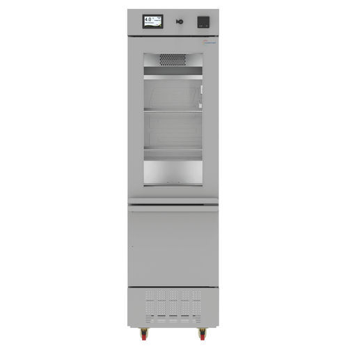 Congelador de laboratorio - M300ASI - CoolerMed (Medical Refrigerator and Freezers) - de tipo armario / con 2 puertas / con puerta de cristal
