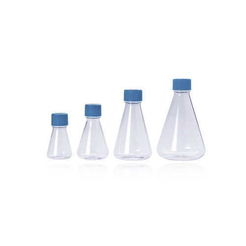 Matraz de cultivo celular - 701001 - taizhou suntrine biotechnology co.,ltd - de vidrio / graduado / Erlenmeyer