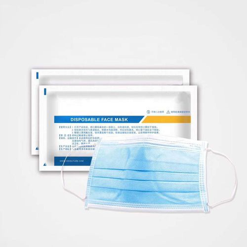 Mascarilla quirúrgica para adulto - Blue Earloop - Sunrise Healthcare Technology - de tejido no tejido / desechable / de tres capas