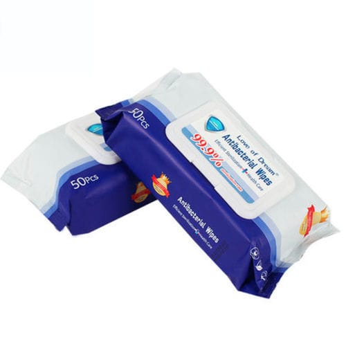 Toallita limpiadora para la higiene de las manos - Sunrise Healthcare Technology - lote de 50 / lote de 20 / lote de 10